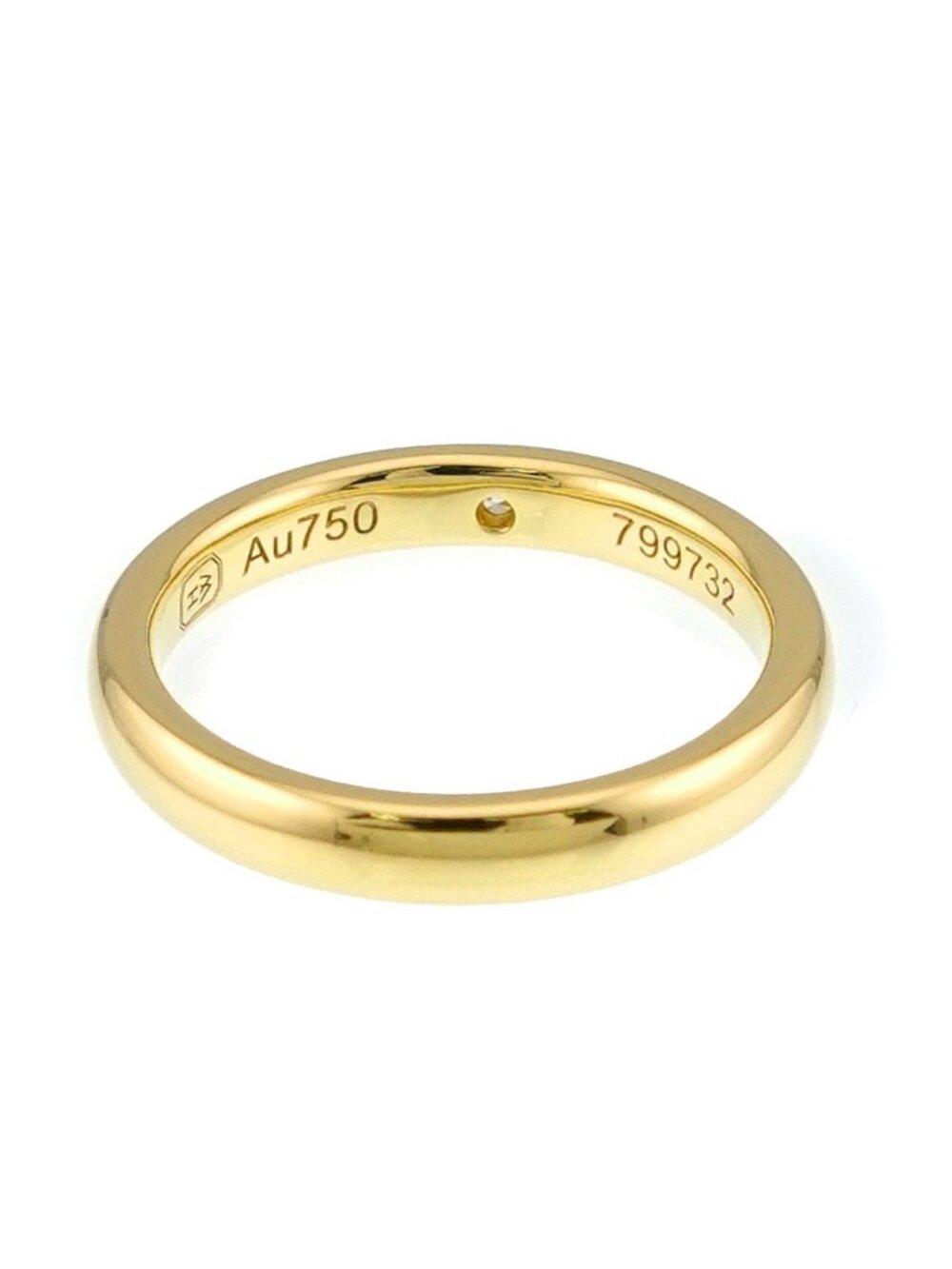 Harry Winston Round Ring Diamond 18k Yellow Gold - Picture 5 of 9